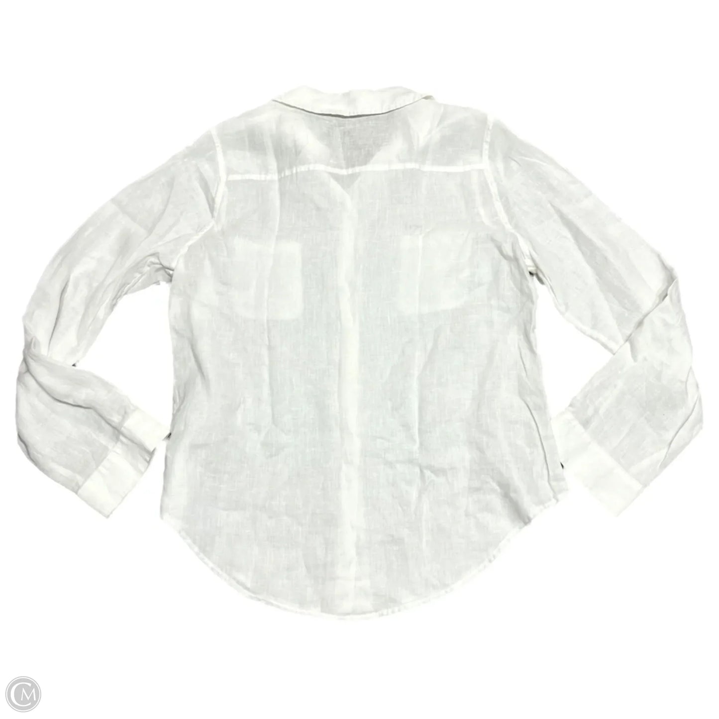 Top Long Sleeve Designer By Lilly Pulitzer In White, Size: L