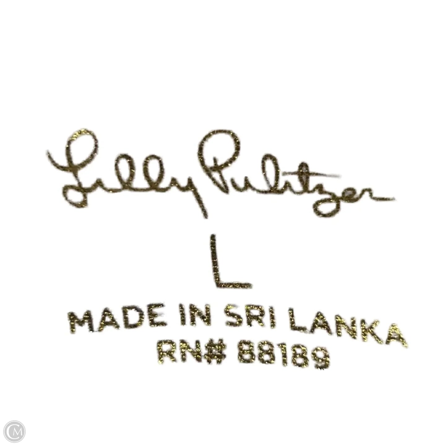 Top Long Sleeve Designer By Lilly Pulitzer In White, Size: L