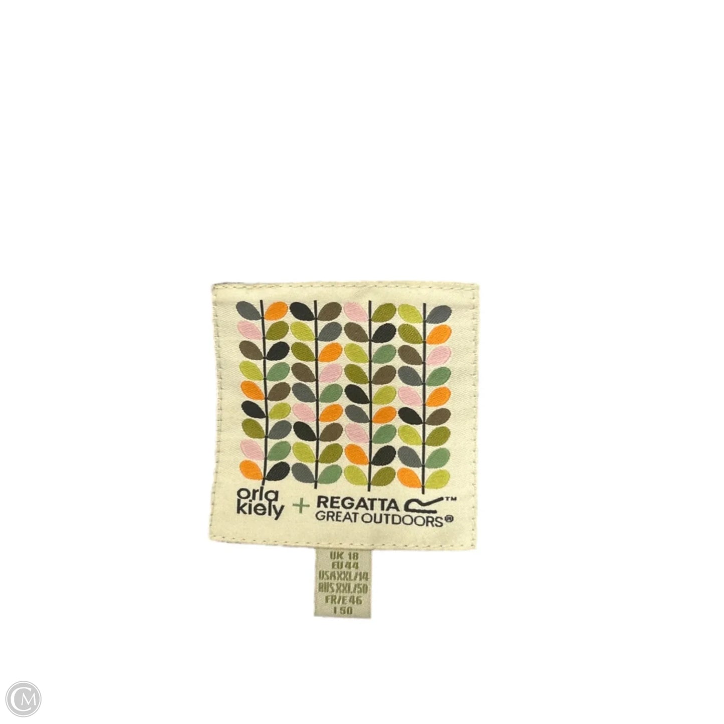 Coat Raincoat By Orla Kiely In Blue, Size: Xxl