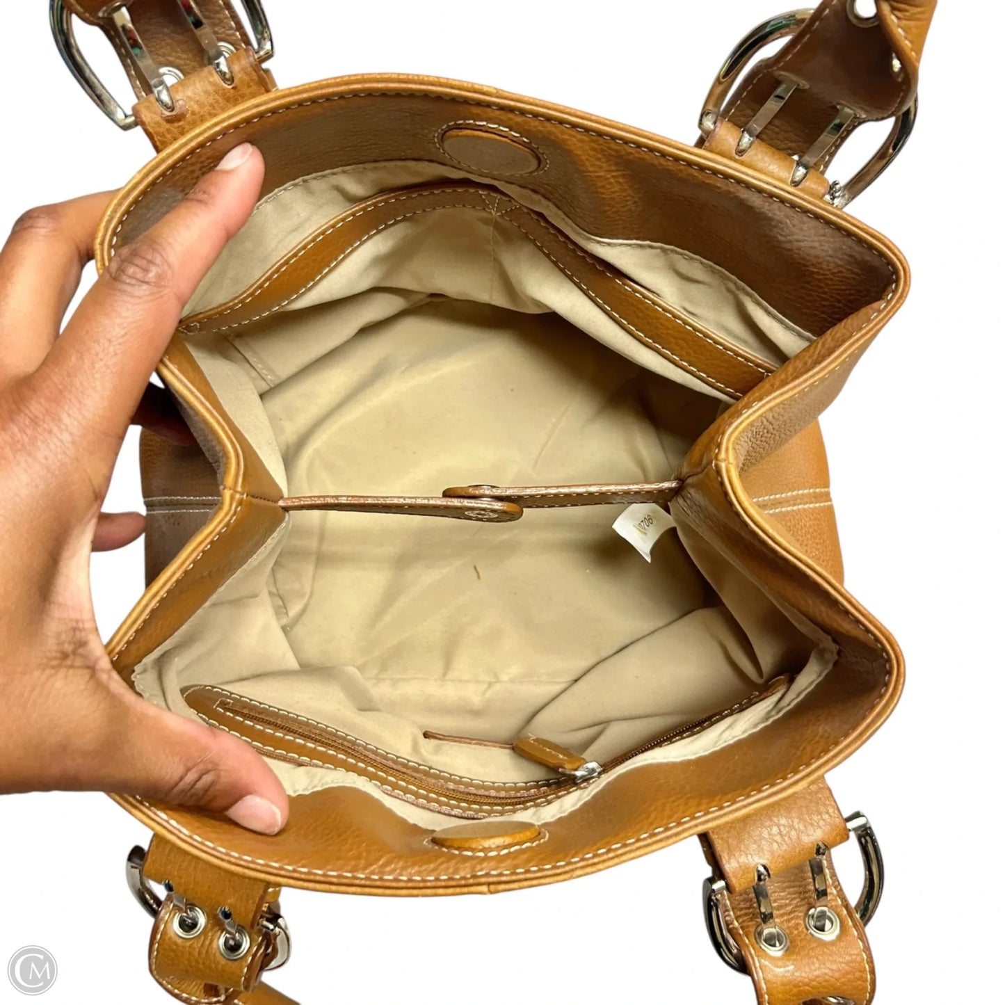 Handbag Leather By Tignanello  Purses, Size: Medium