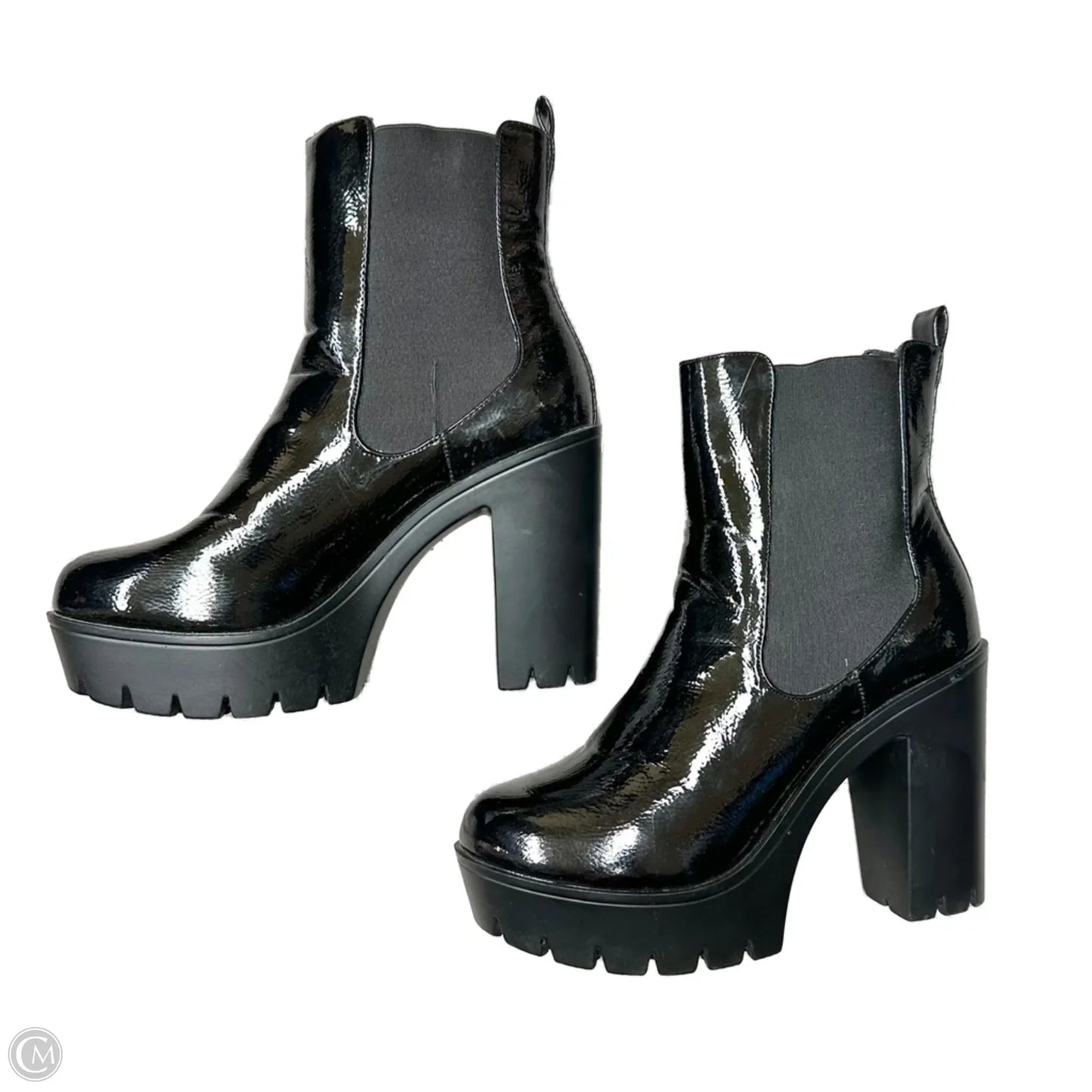 Boots Ankle Heels Seychelles In Black, Size: 8.5