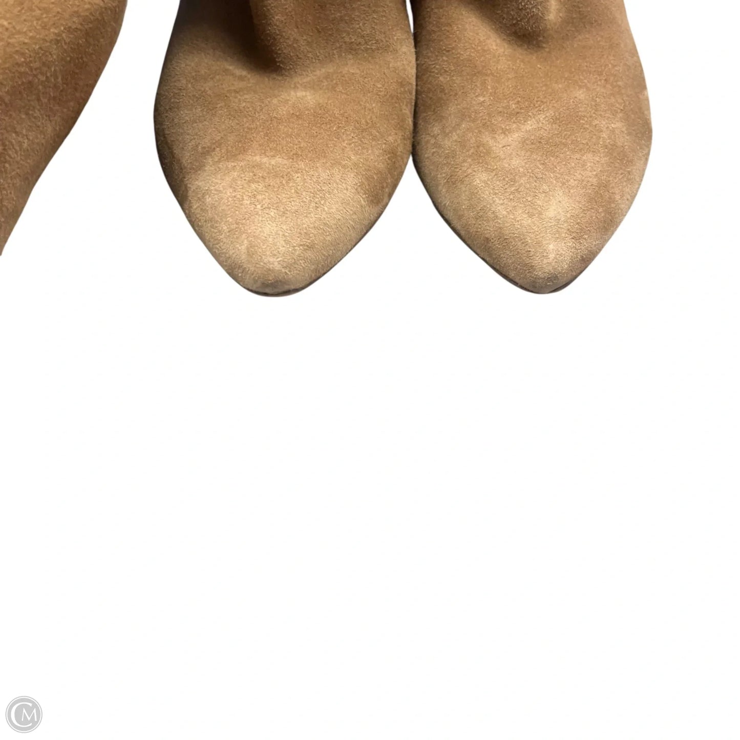 Boots Knee Heels By Sam Edelman In Tan, Size: 9.5