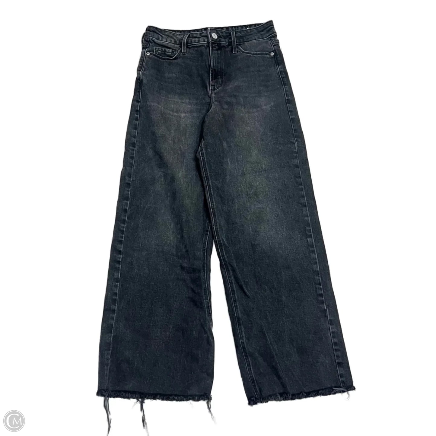 Jeans Wide Leg By Old Navy In Black Denim, Size: 2