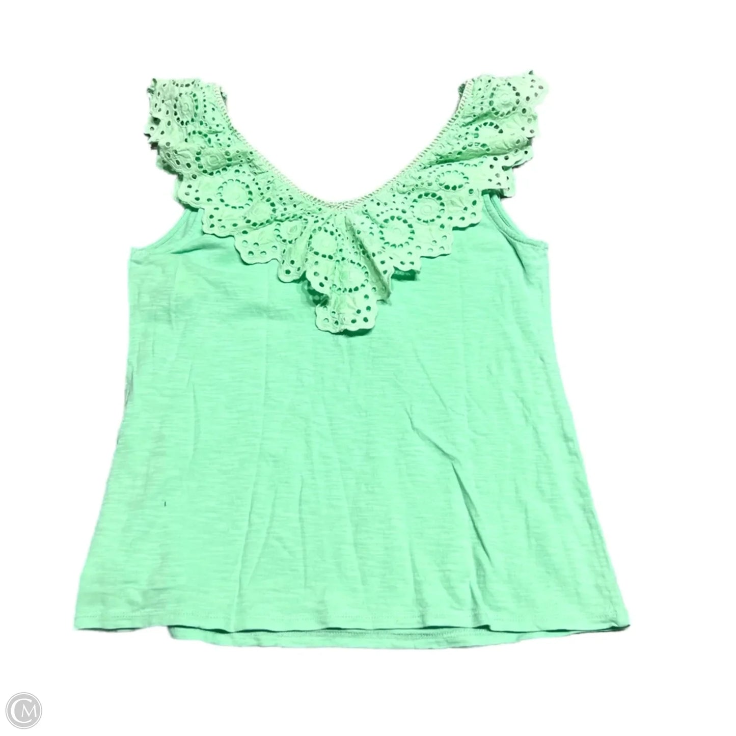 Top Sleeveless Designer By Lilly Pulitzer In Green, Size: S