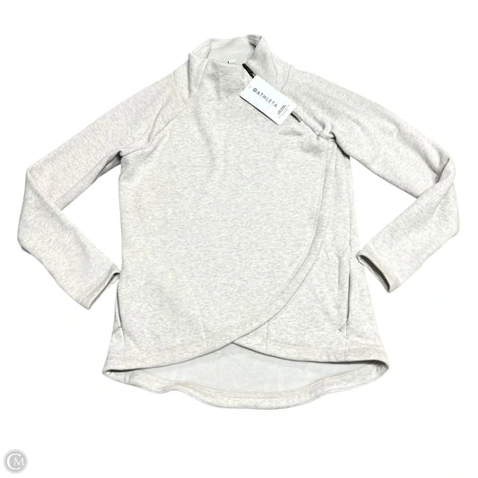 Sweatshirt Collar By Athleta In Cream, Size: S