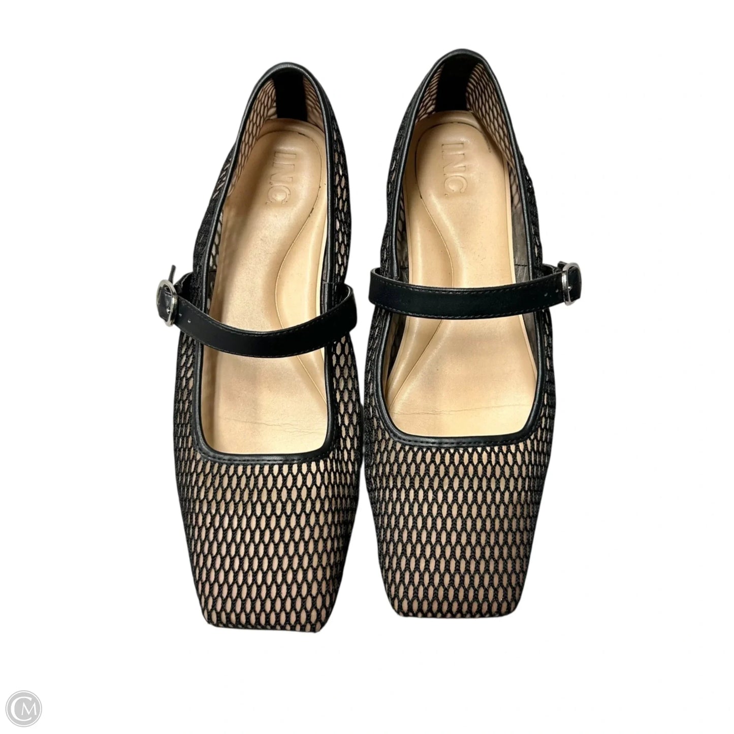 Shoes Flats By Inc In Black & Tan, Size: 11