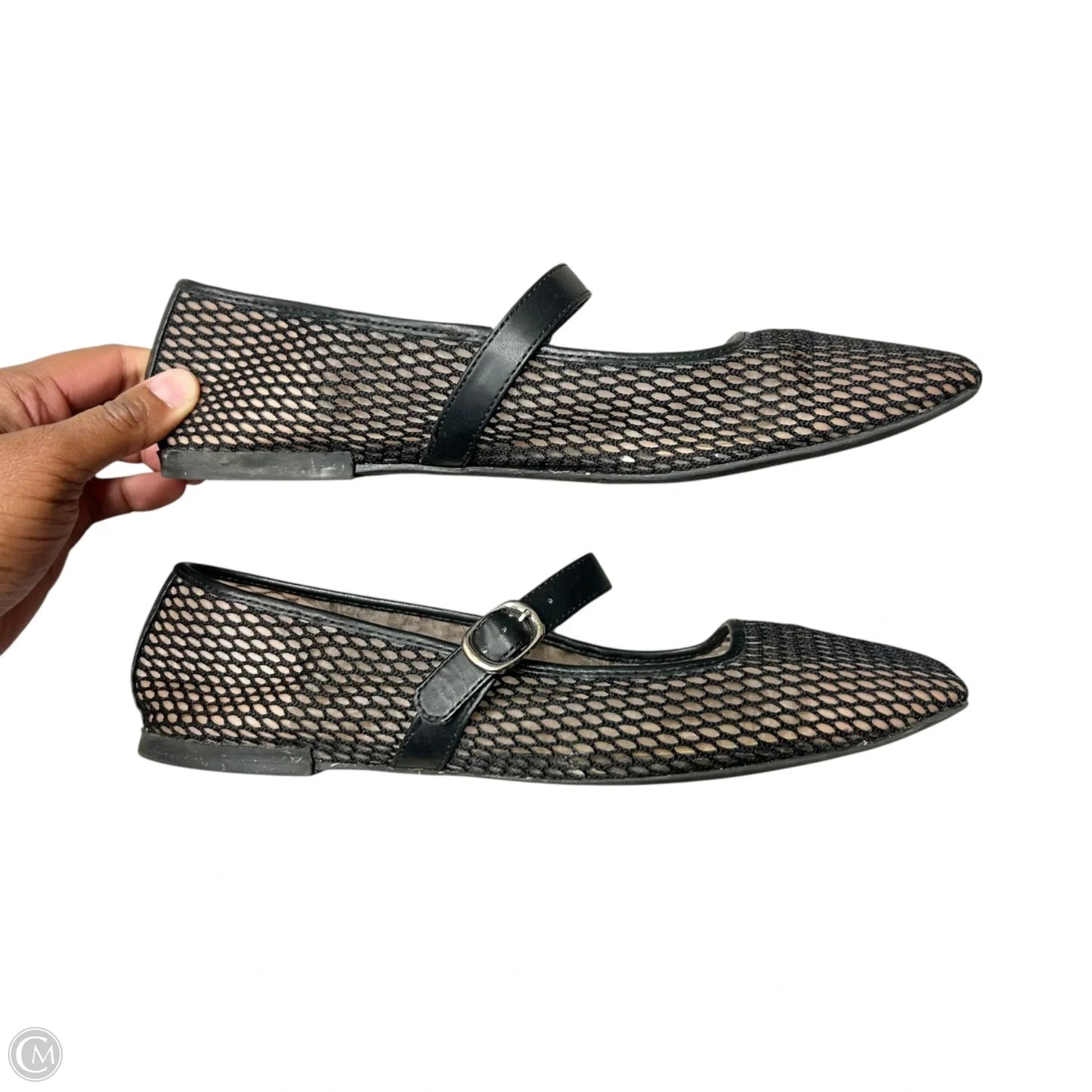 Shoes Flats By Inc In Black & Tan, Size: 11