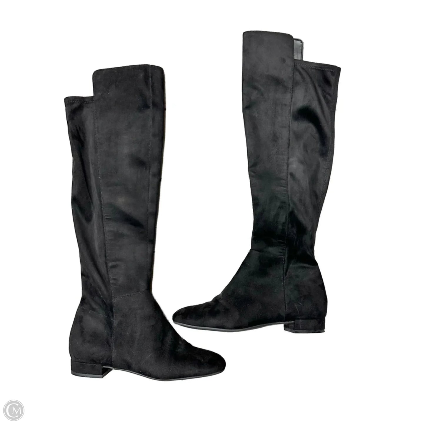 Boots Designer By Karl Lagerfeld In Black, Size: 7.5