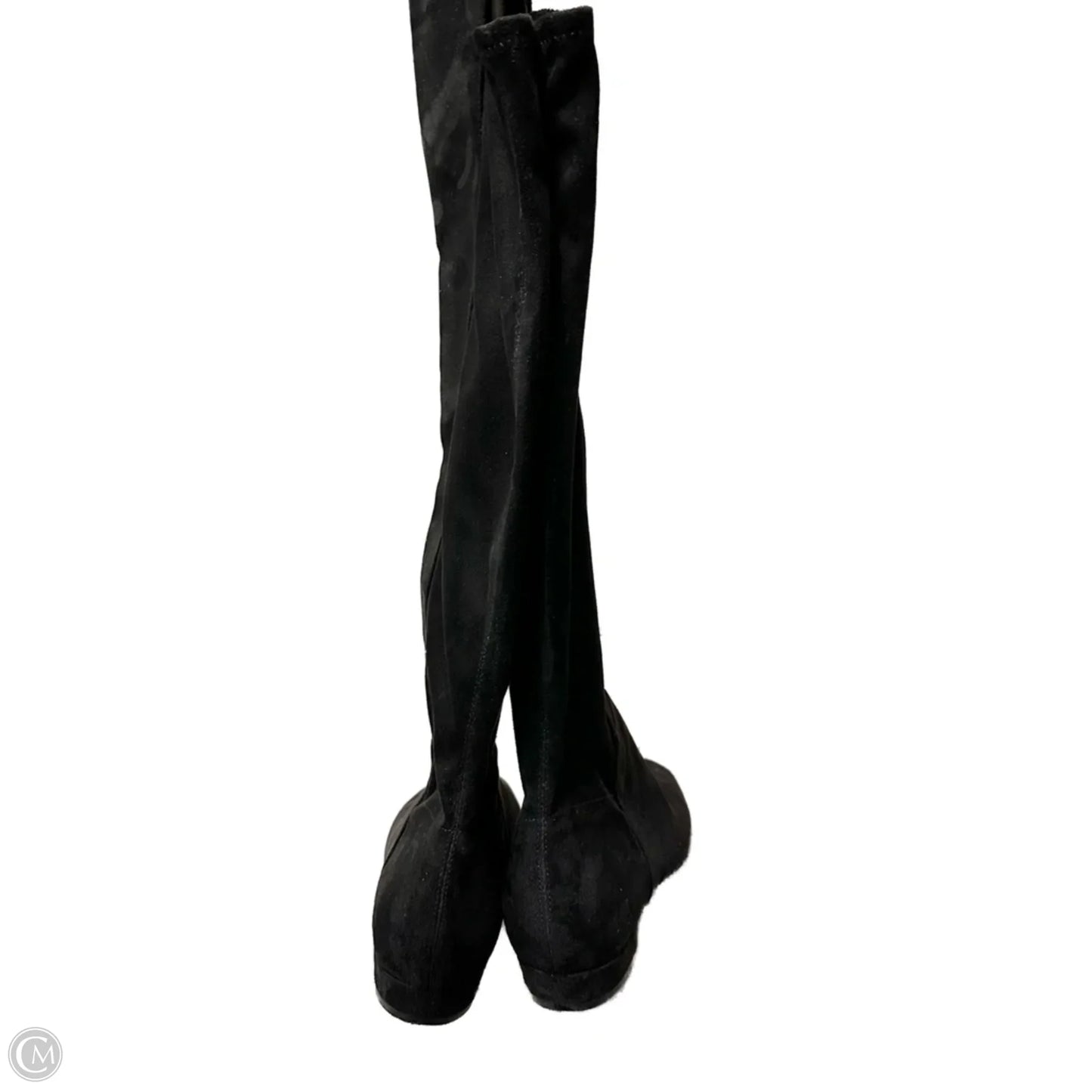 Boots Designer By Karl Lagerfeld In Black, Size: 7.5