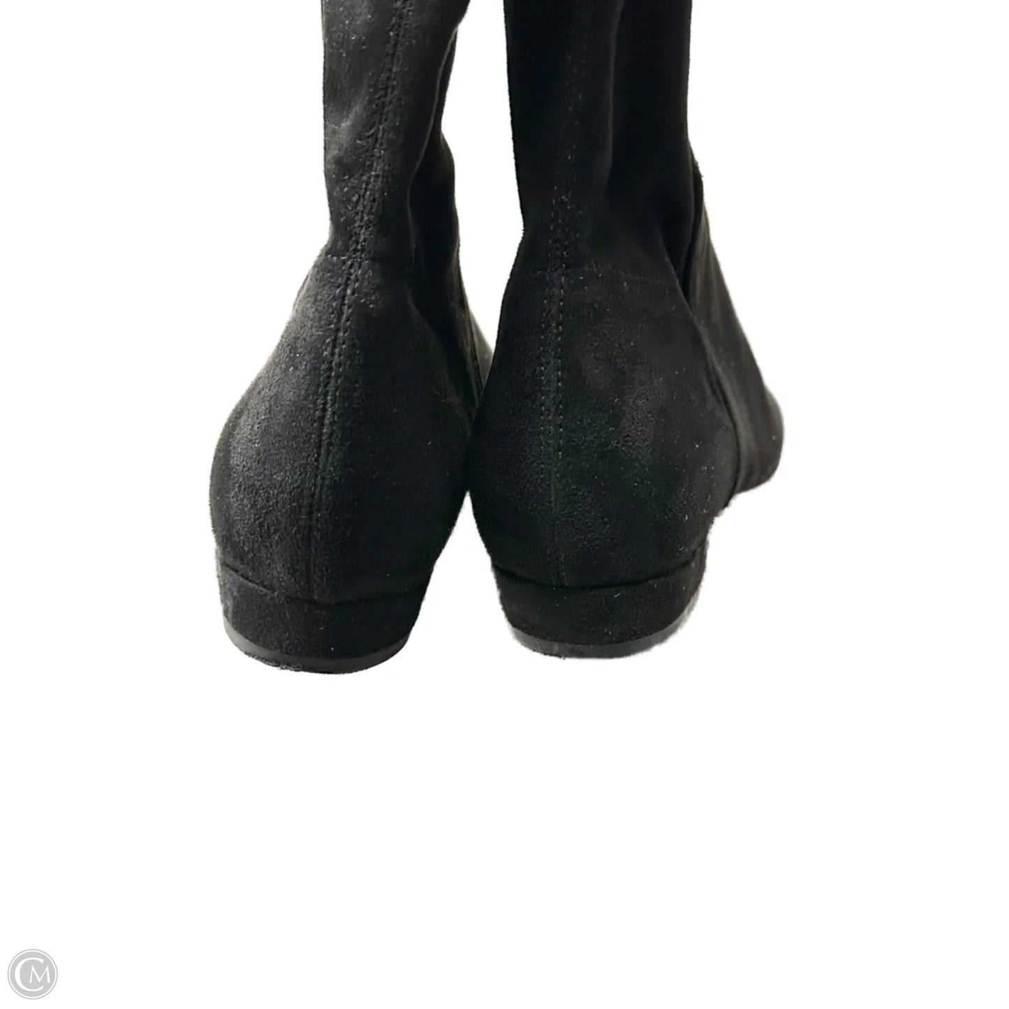 Boots Designer By Karl Lagerfeld In Black, Size: 7.5