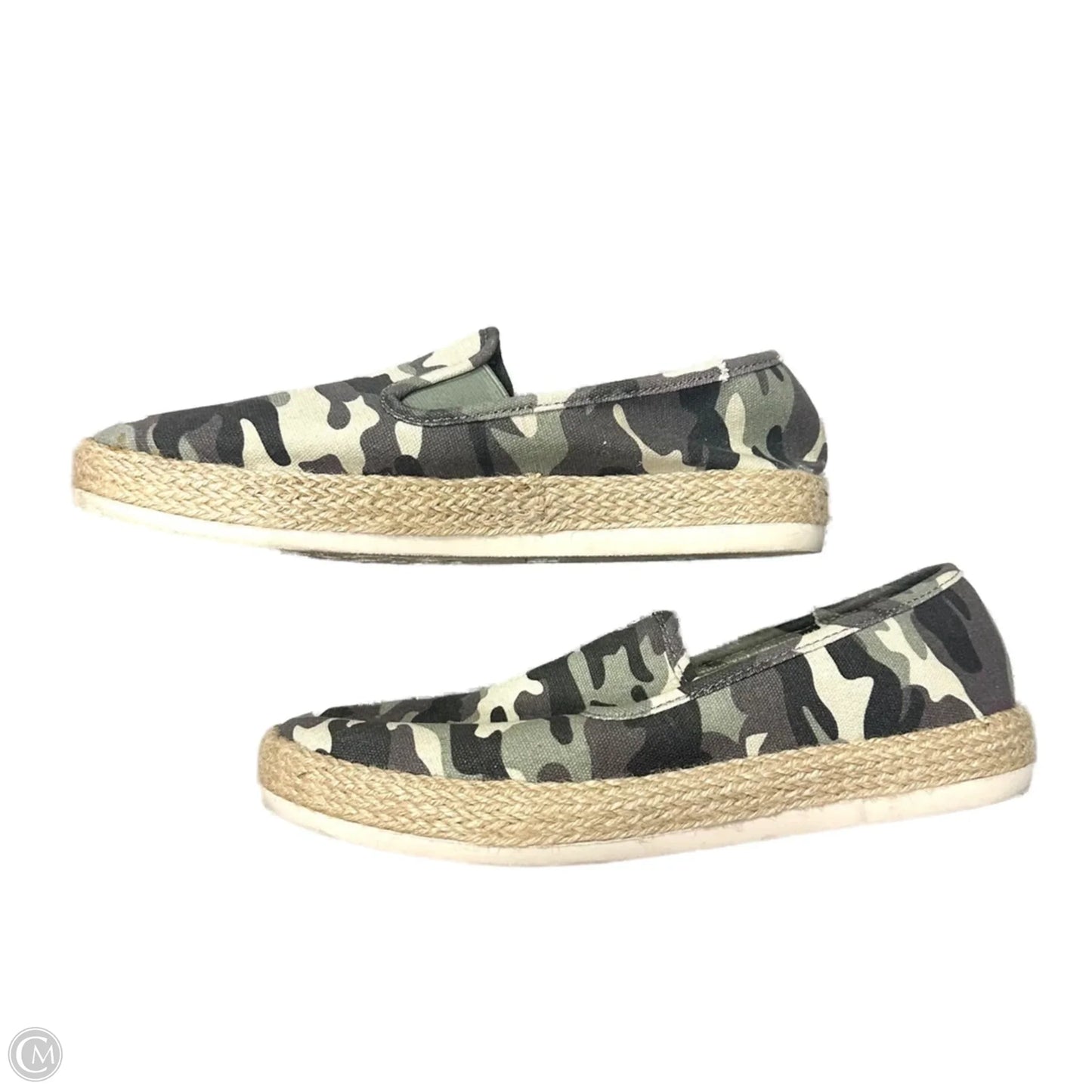 Shoes Flats By Esprit In Camouflage Print, Size: 10
