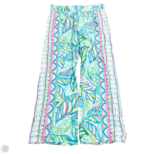 Pants Designer By Lilly Pulitzer In Blue & Green, Size: M