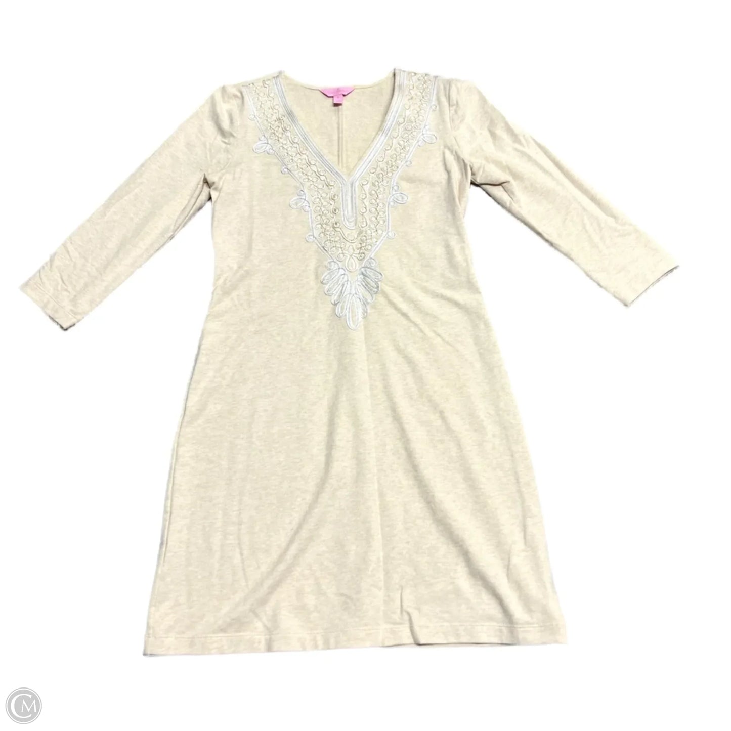 Dress Designer By Lilly Pulitzer In Tan, Size: S