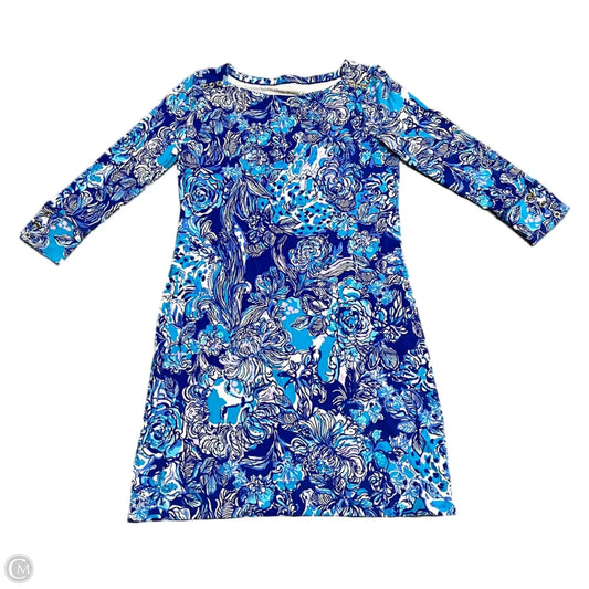 Dress Designer By Lilly Pulitzer In Blue & White, Size: S