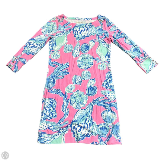 Dress Designer By Lilly Pulitzer In Blue & Pink, Size: S