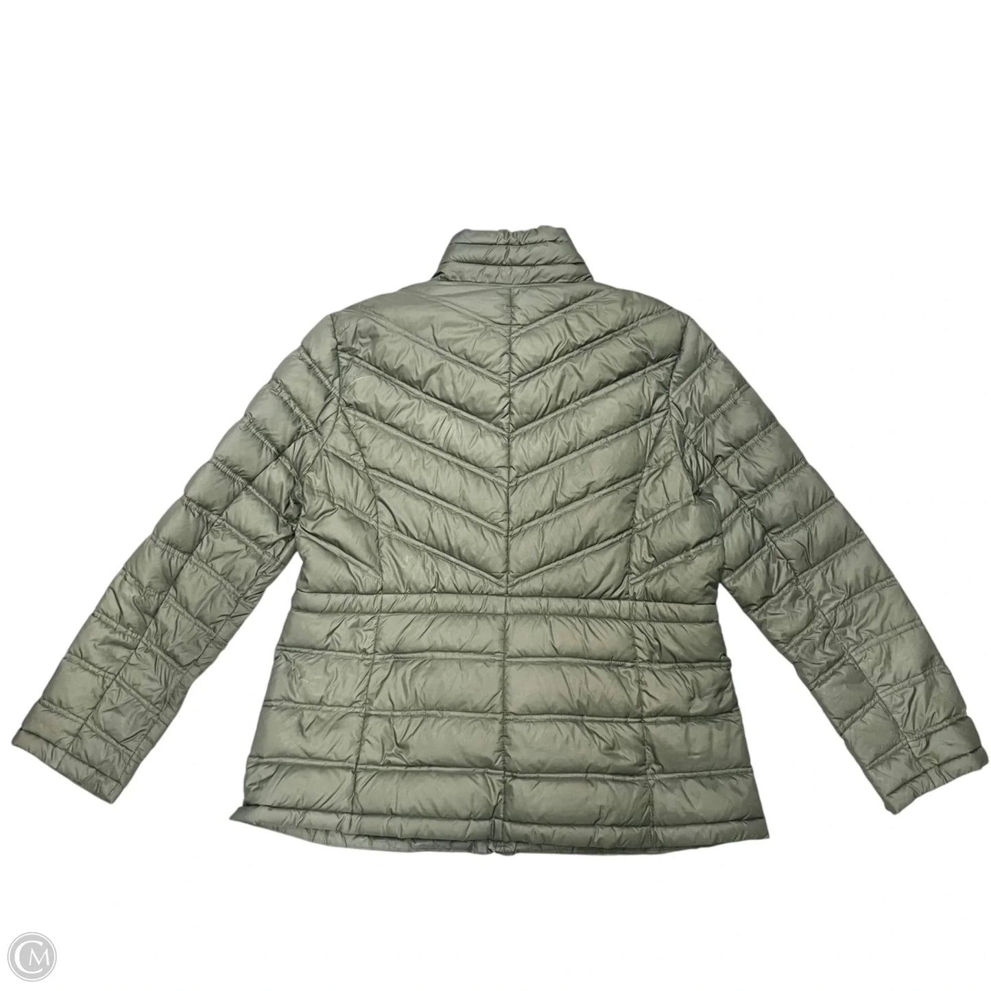 Coat Puffer & Quilted By Michael By Michael Kors In Green, Size: Xl