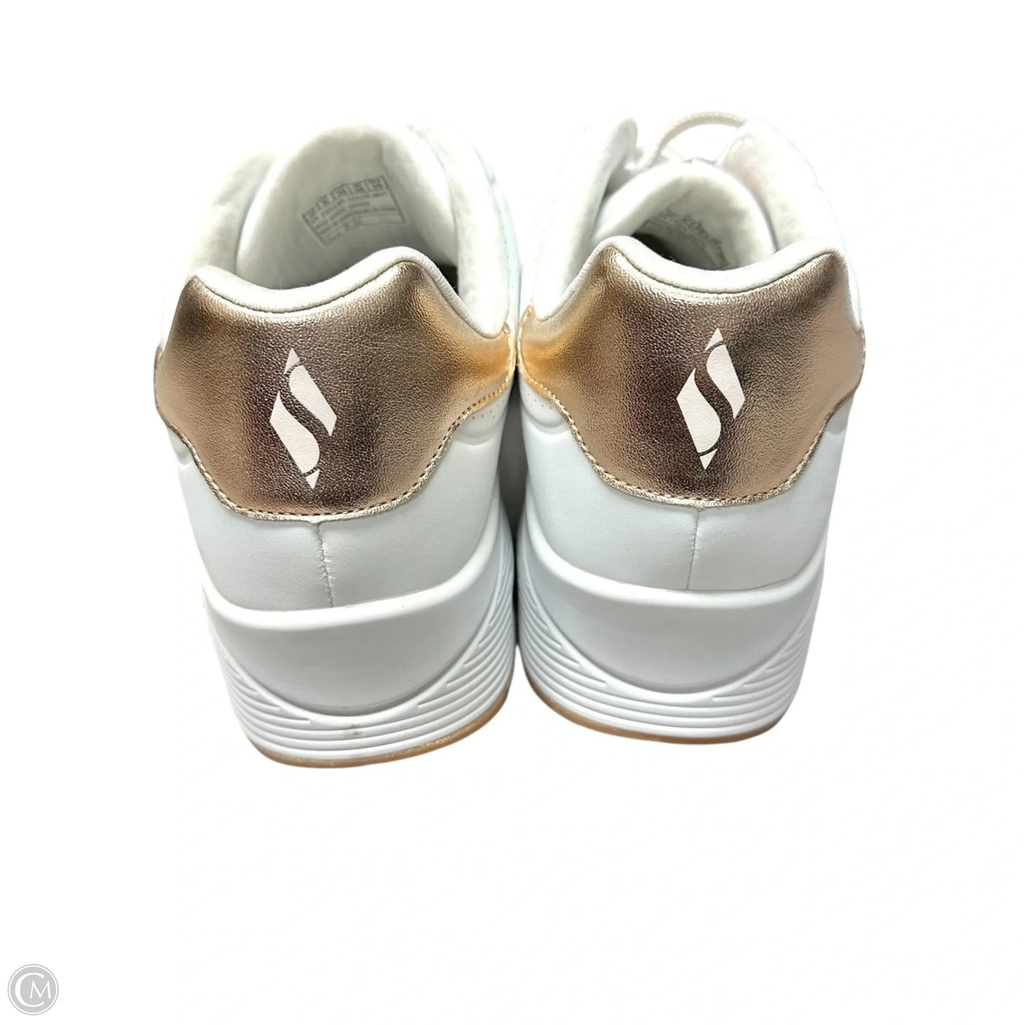 Shoes Athletic By Skechers In White, Size: 9
