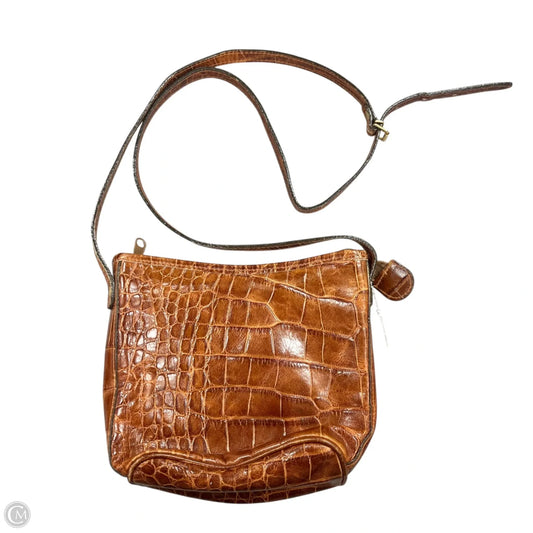 Crossbody Leather By Bloomingdales, Size: Medium