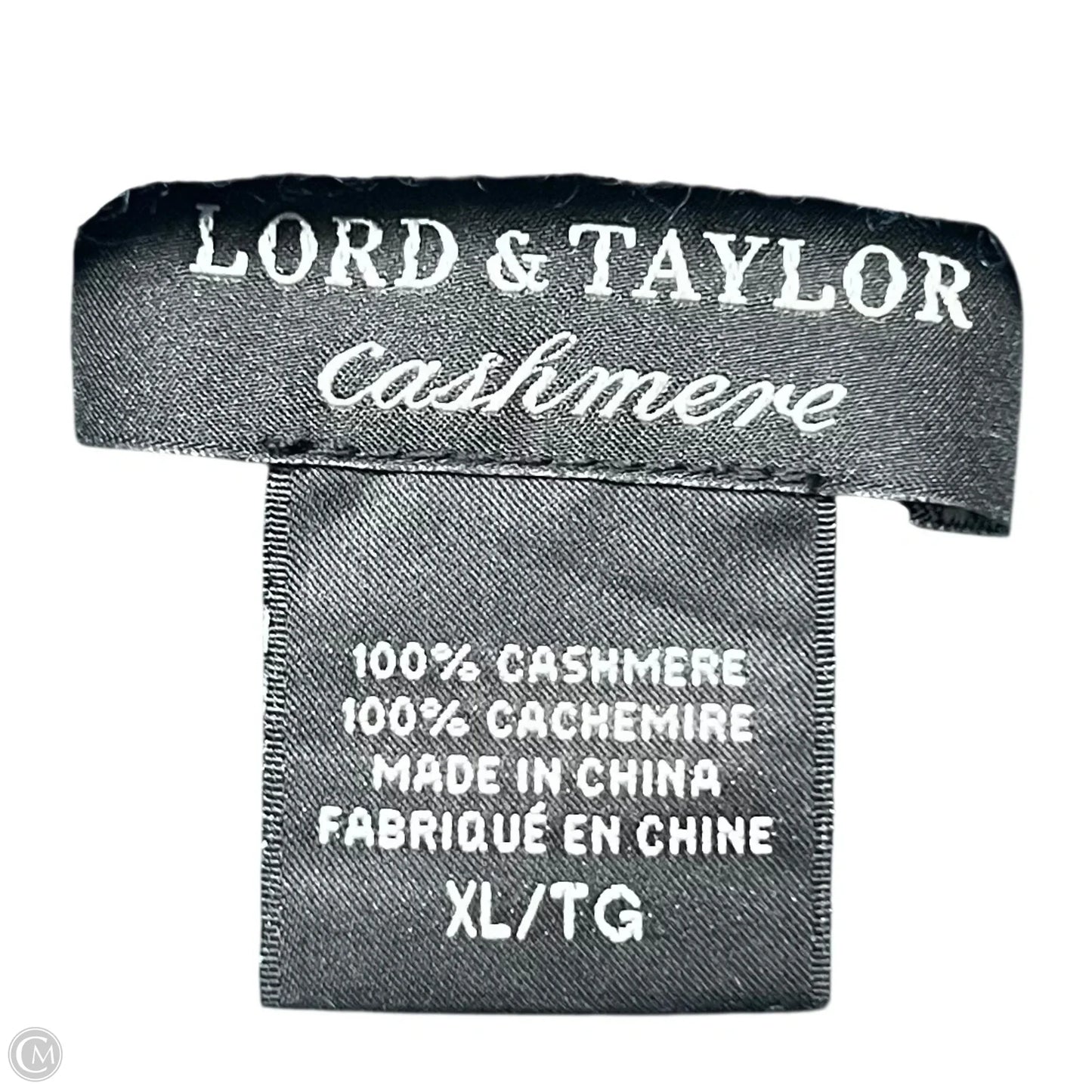 Sweater Cardigan Cashmere By Lord And Taylor In Teal, Size: Xl
