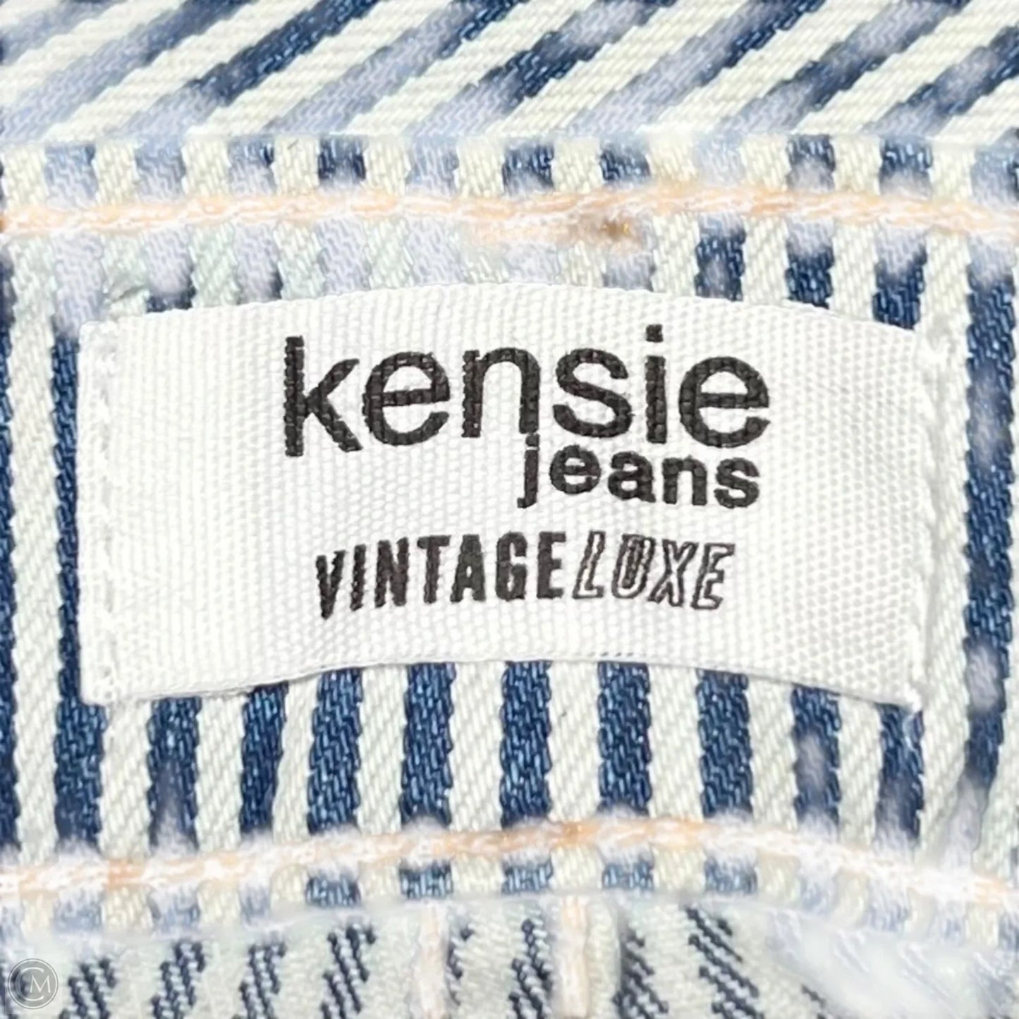 Jeans Straight By Kensie In Striped Pattern, Size: 8