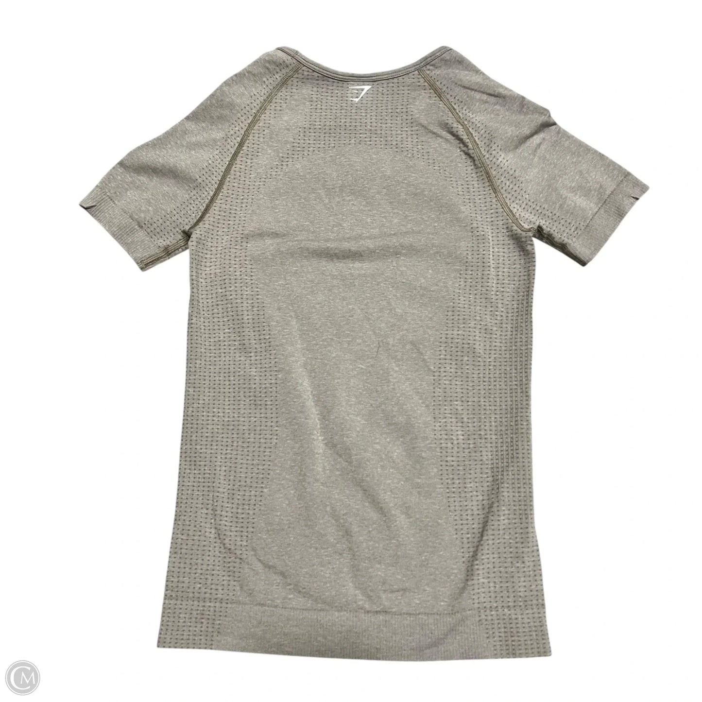 Athletic Top Short Sleeve By Gym Shark In Brown, Size: S