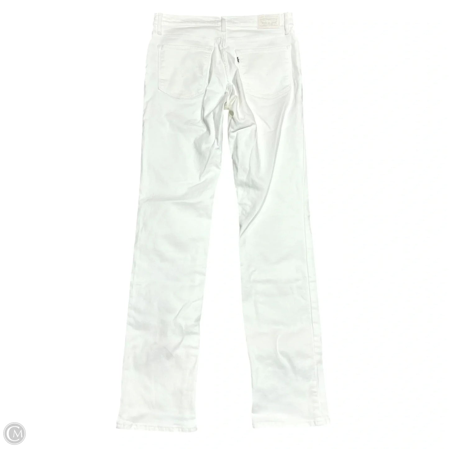Jeans Straight By Levis In White Denim, Size: 10