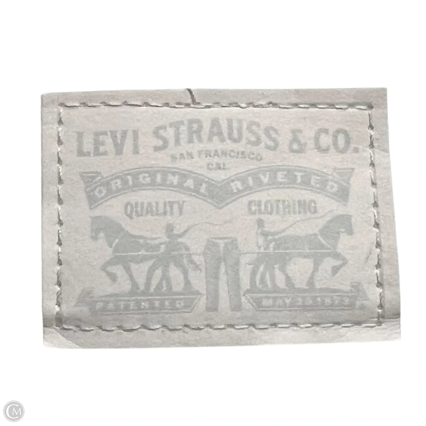 Jeans Straight By Levis In White Denim, Size: 10