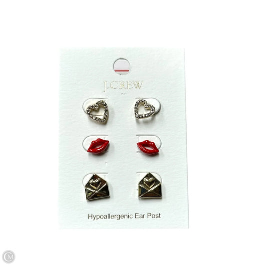 Earrings Stud By J. Crew, Size: 03 Piece Set