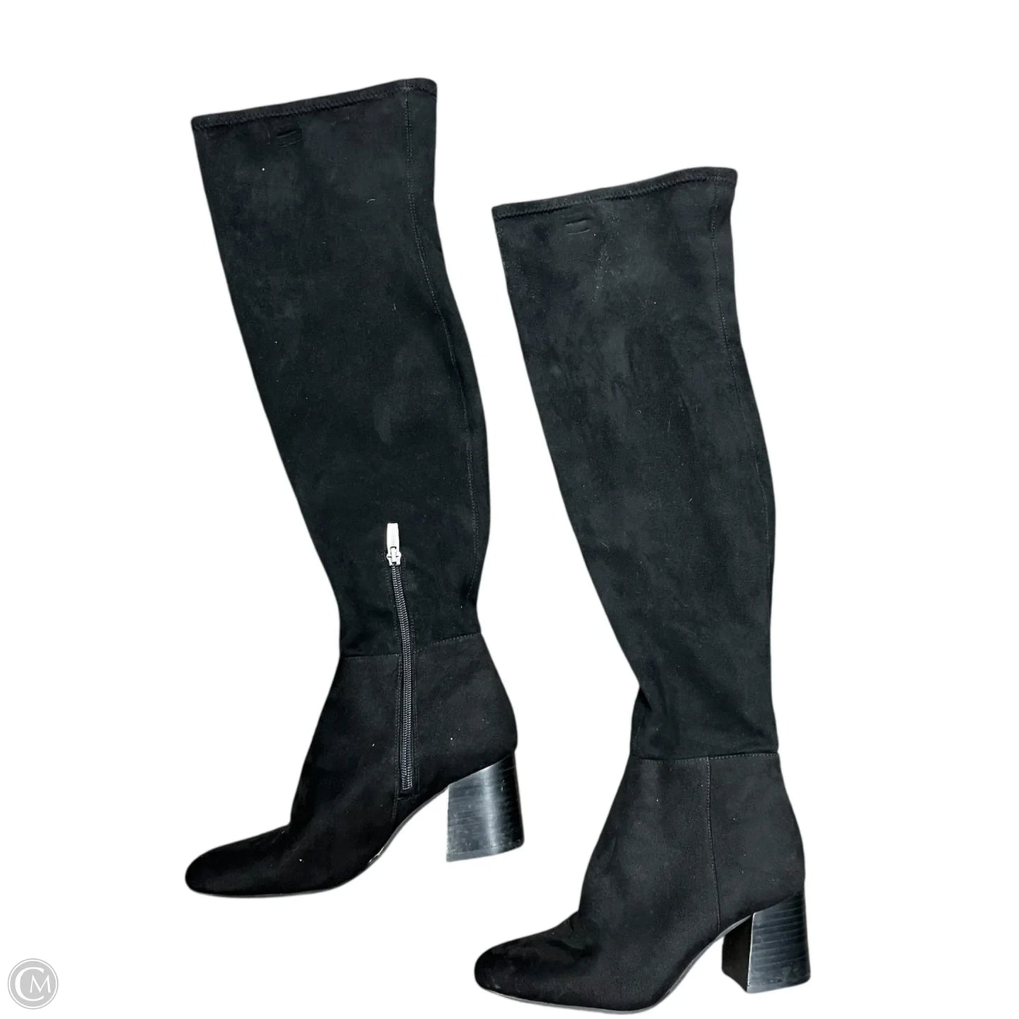 Boots Knee Heels By Vince Camuto In Black, Size: 7