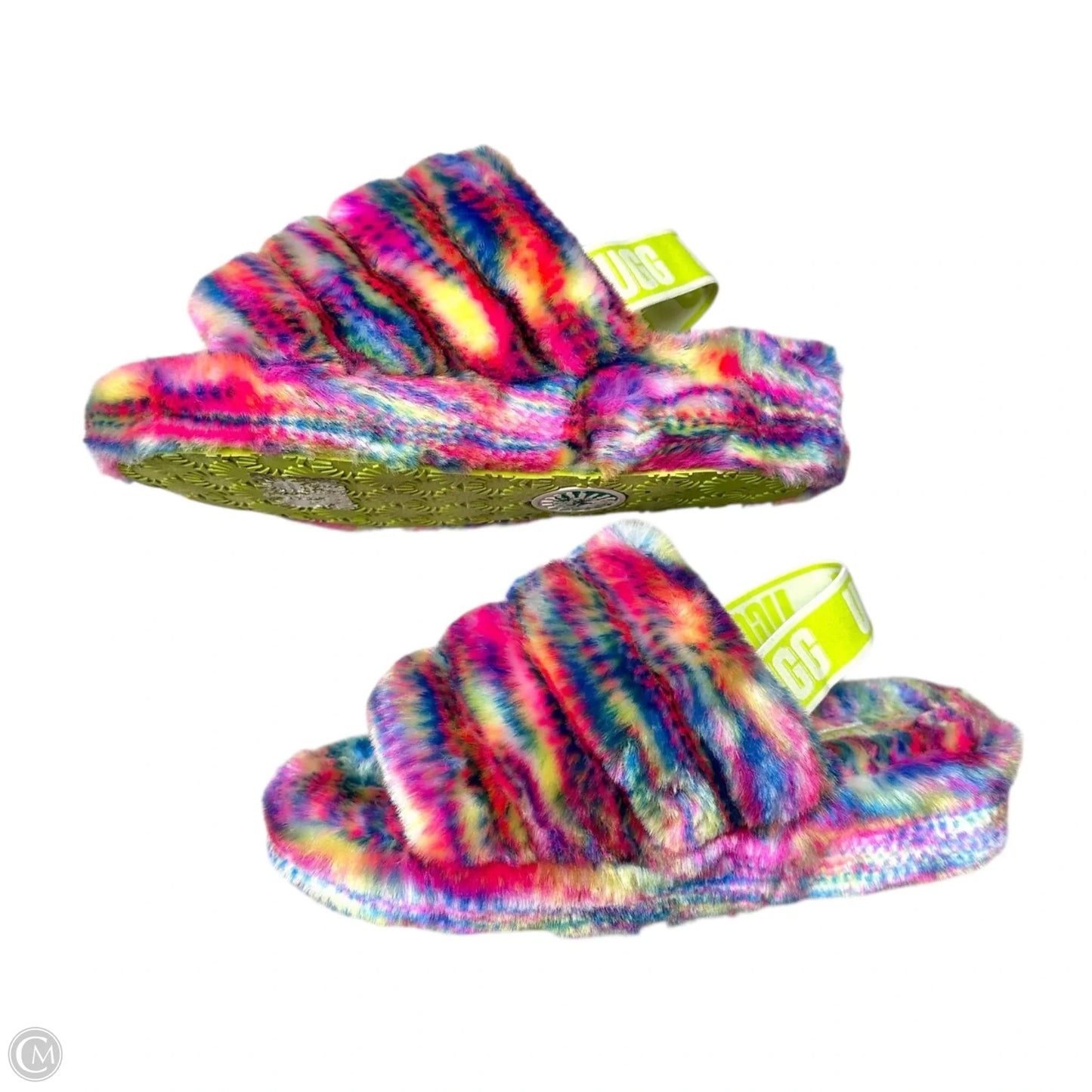 Slippers Designer By Ugg In Multi-colored, Size: 8