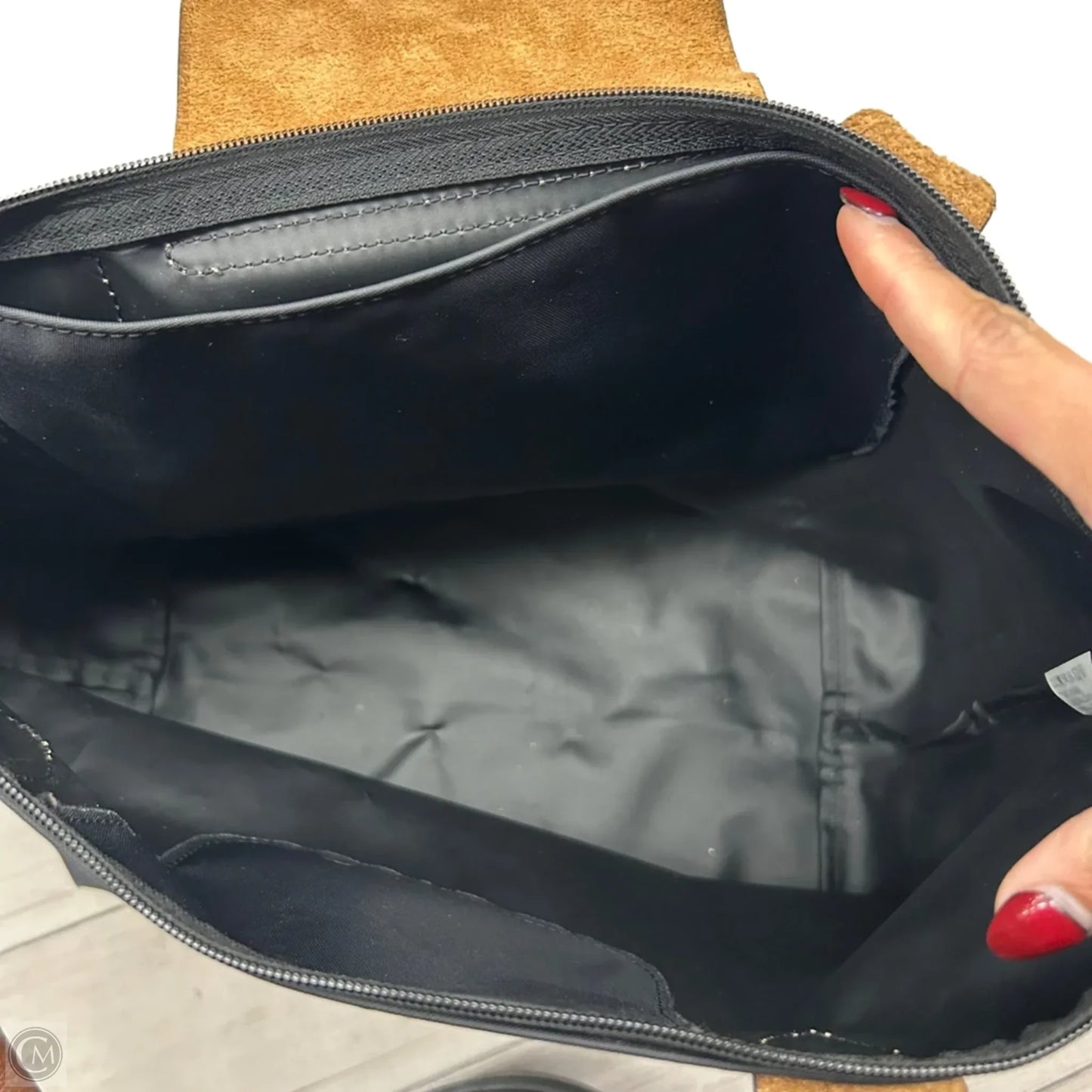 Handbag Designer By Longchamp, Size: Medium