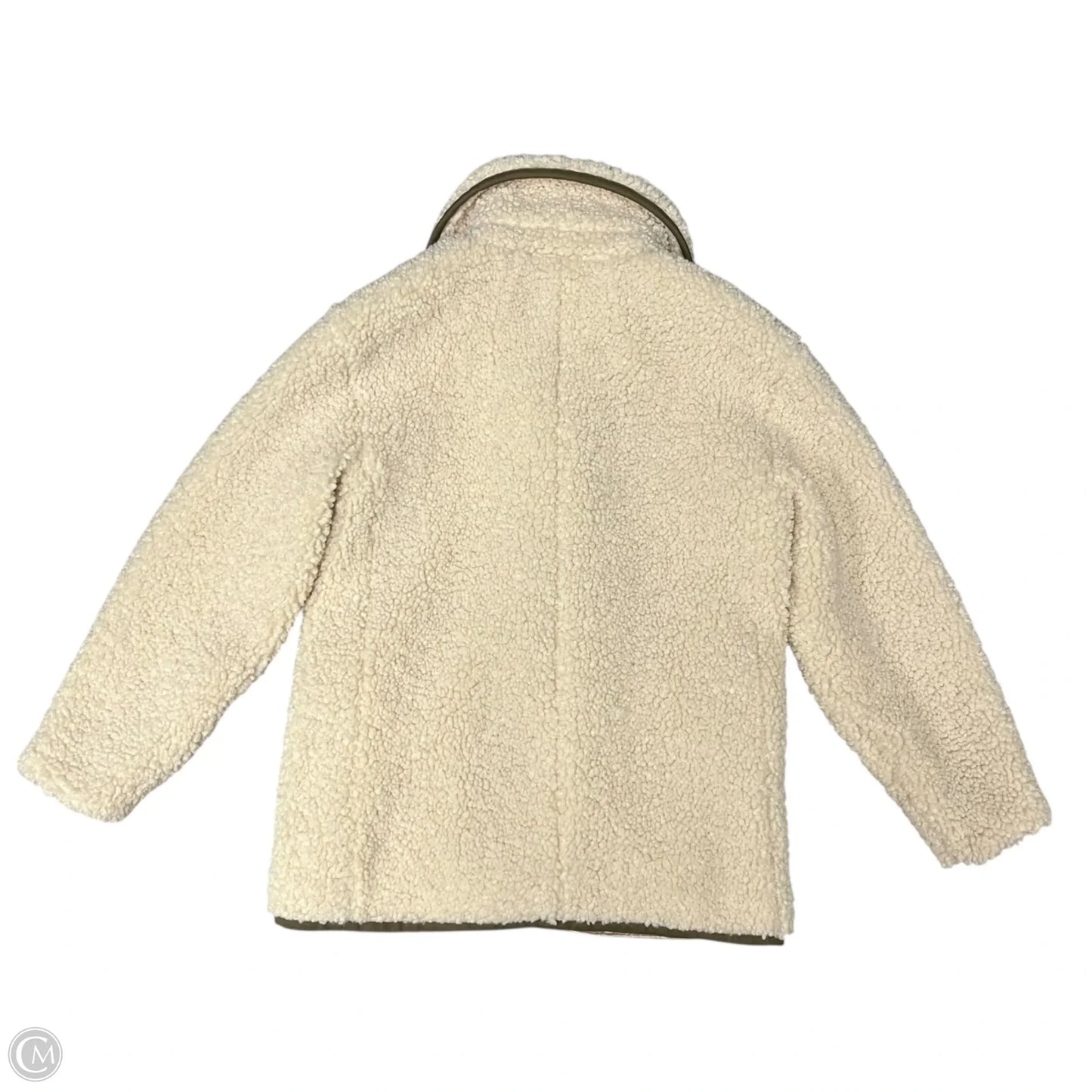 Jacket Faux Fur & Sherpa By J. Crew In Cream, Size: Xsp