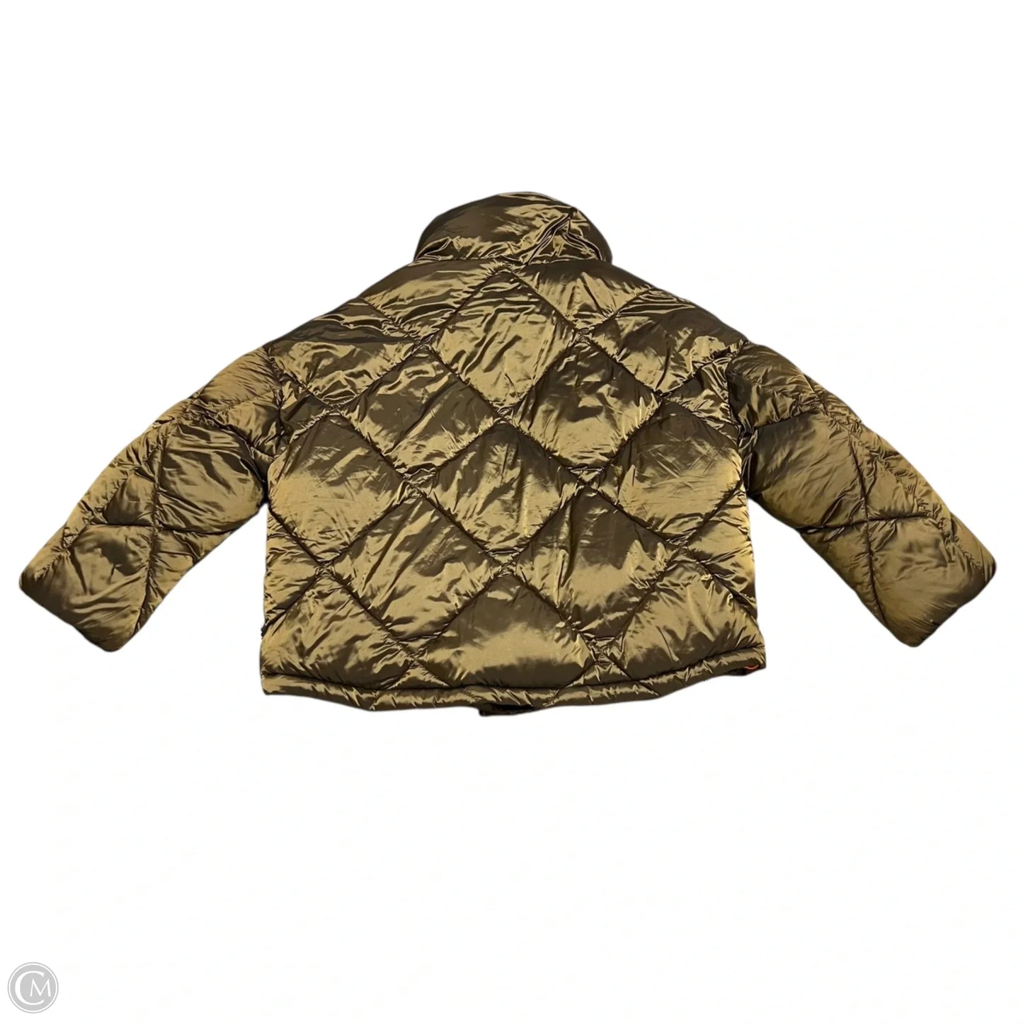 Coat Puffer & Quilted By Oof Wear In Bronze, Size: Xl