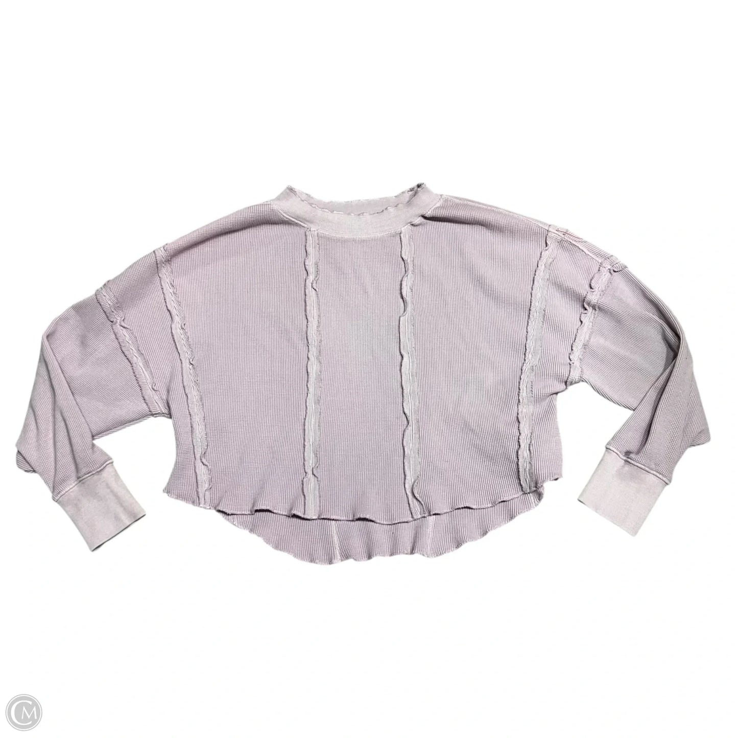 Top Long Sleeve By We The Free In Purple, Size: Xs