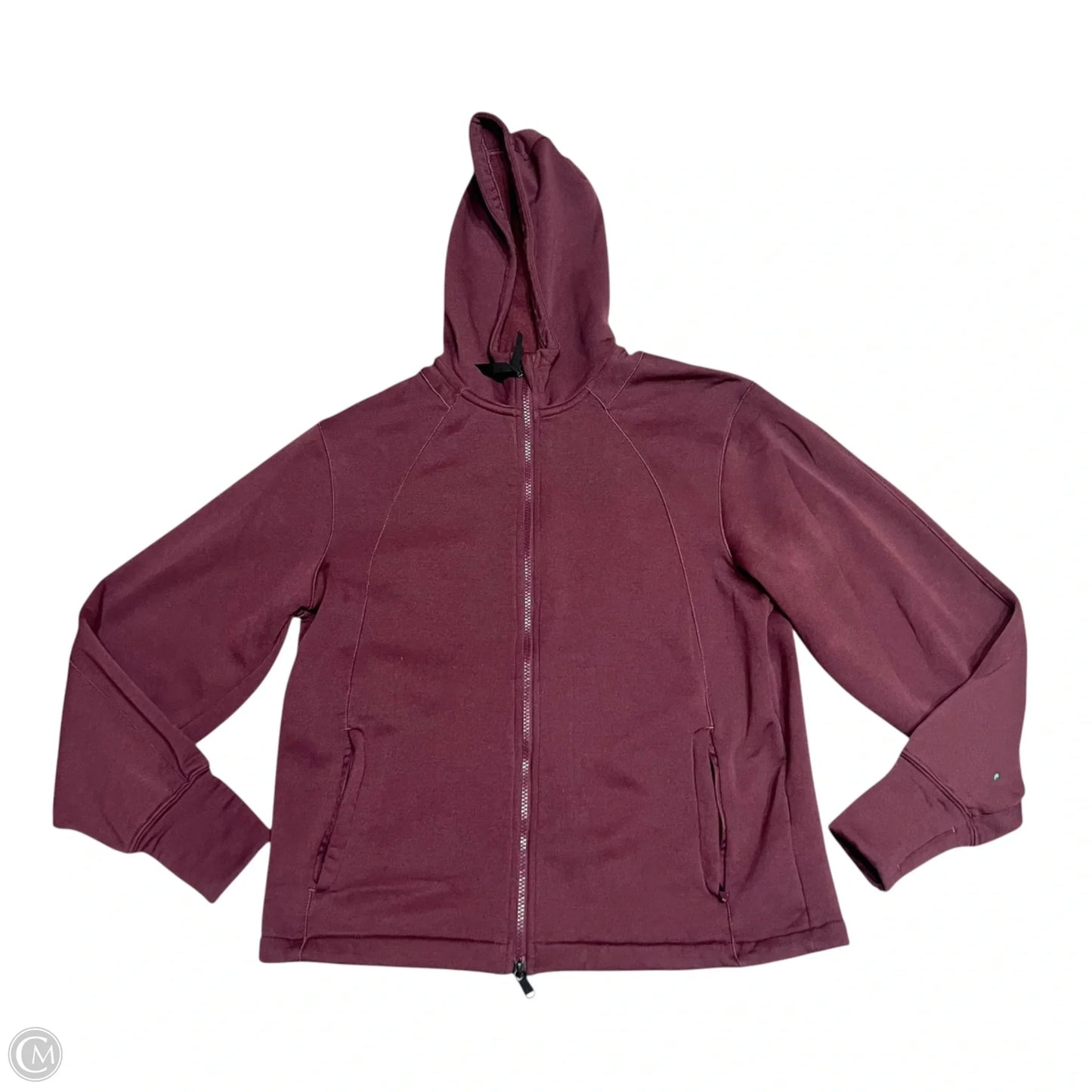 Sweatshirt Hoodie By Athleta In Purple, Size: M