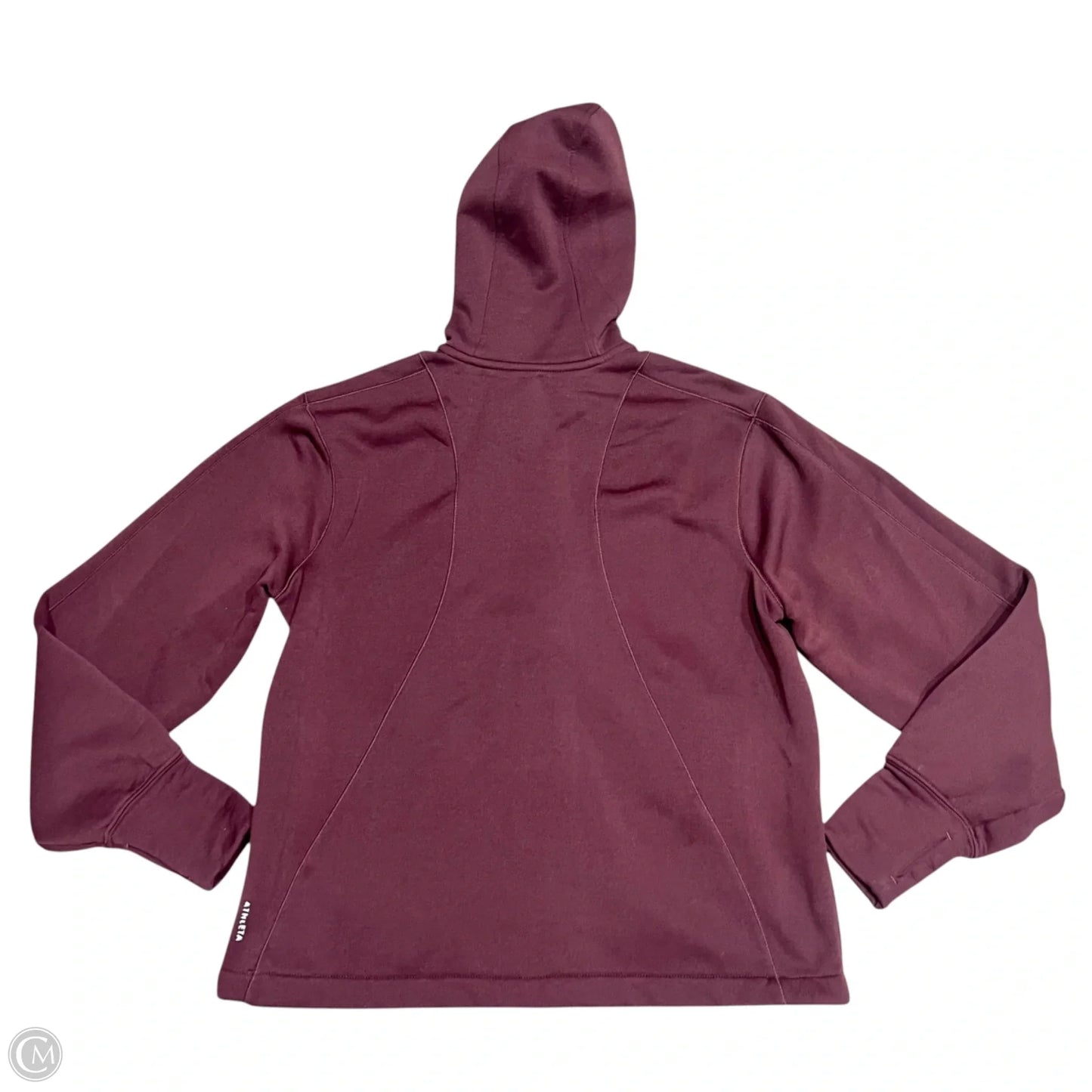 Sweatshirt Hoodie By Athleta In Purple, Size: M