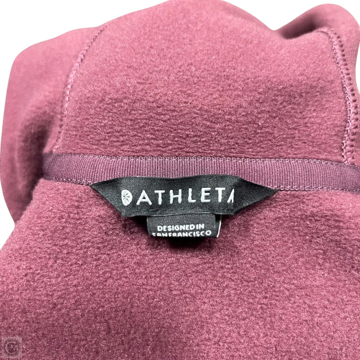 Sweatshirt Hoodie By Athleta In Purple, Size: M