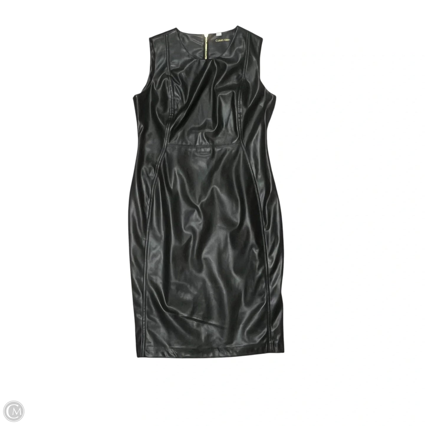 Dress Party Midi By Calvin Klein In Black, Size: 12