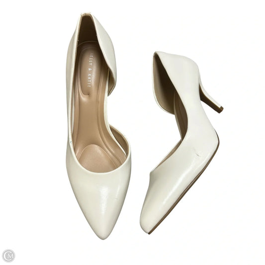 Shoes Heels Stiletto By Kelly And Katie In White, Size: 9