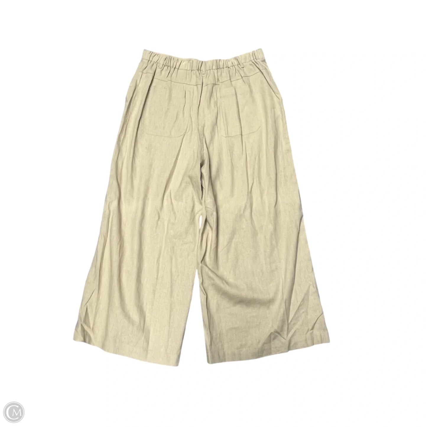 Pants Linen By Max Studio In Tan, Size: Xl