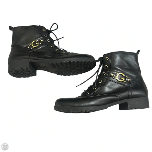 Boots Combat By G By Guess In Black, Size: 8