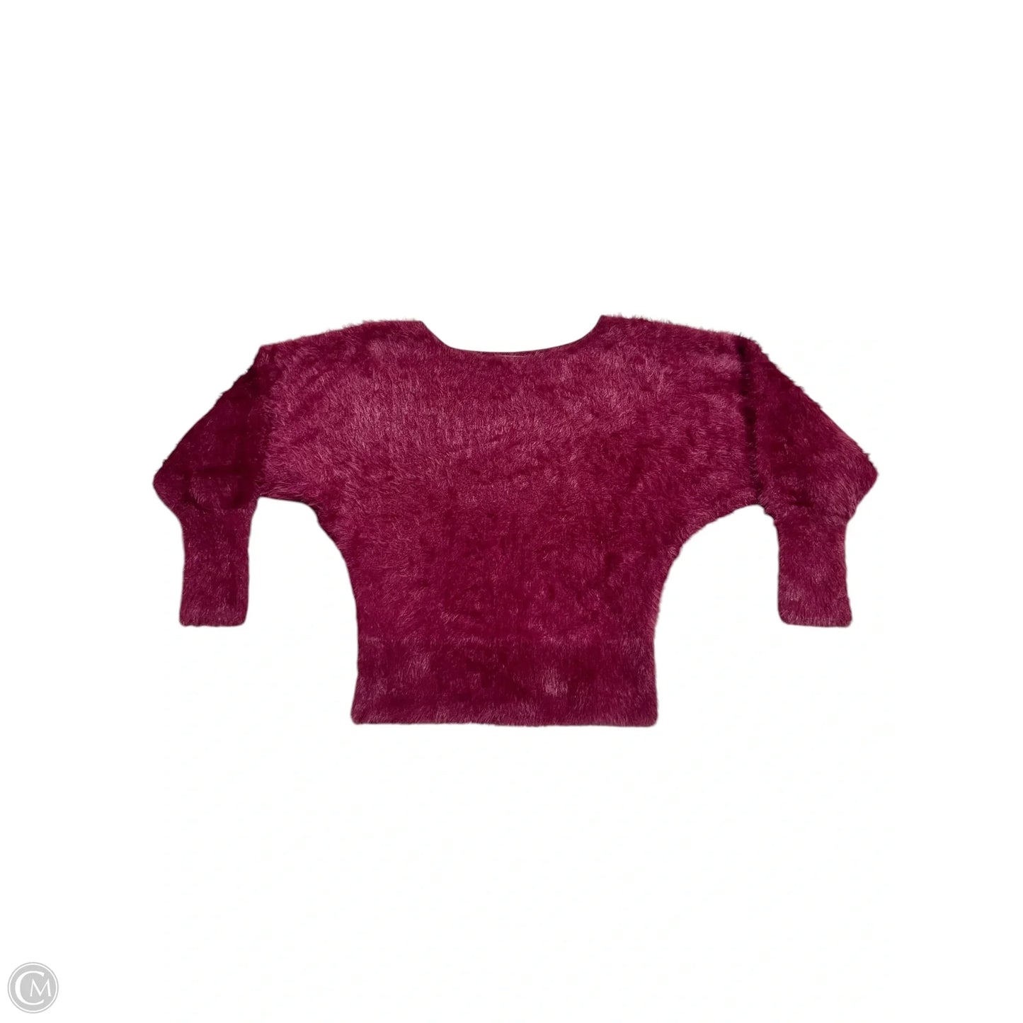 Sweater By Anthropologie In Maroon, Size: S