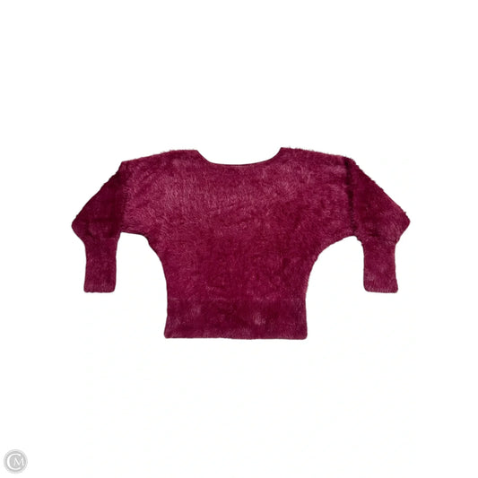 Sweater By Anthropologie In Maroon, Size: S