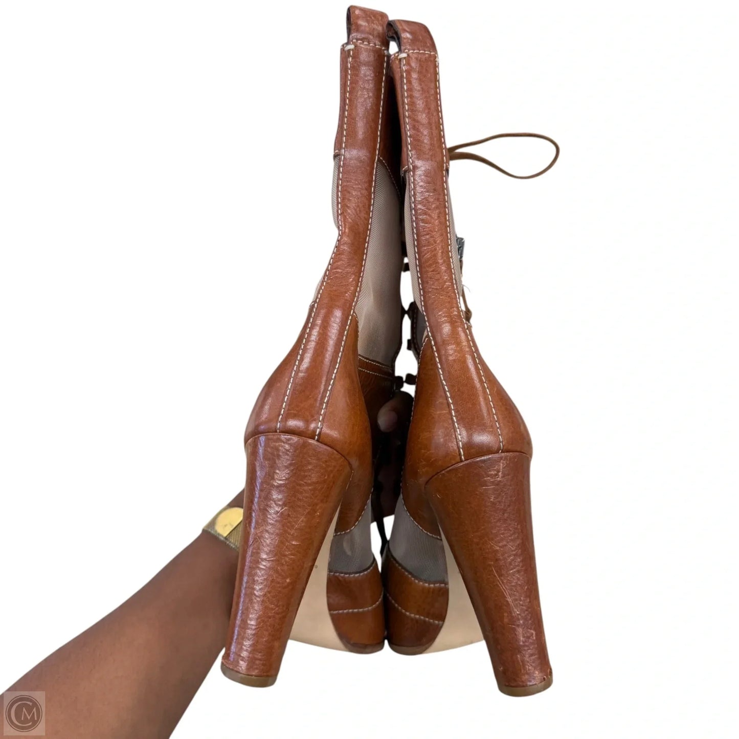 Boots Designer By Reed Krakoff In Brown, Size: 9.5