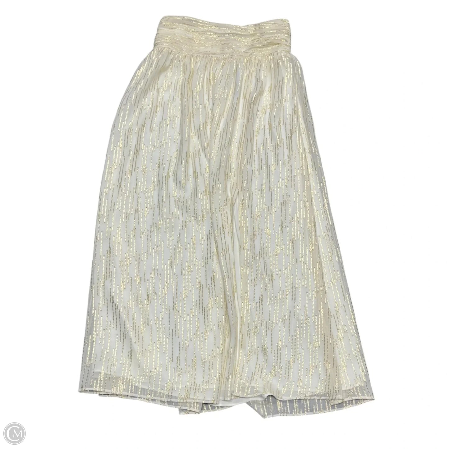 Skirt Maxi By White House Black Market In Cream, Size: S