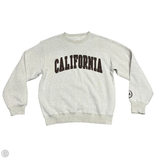 Sweatshirt Crewneck By New York Popular In Brown & Tan, Size: M