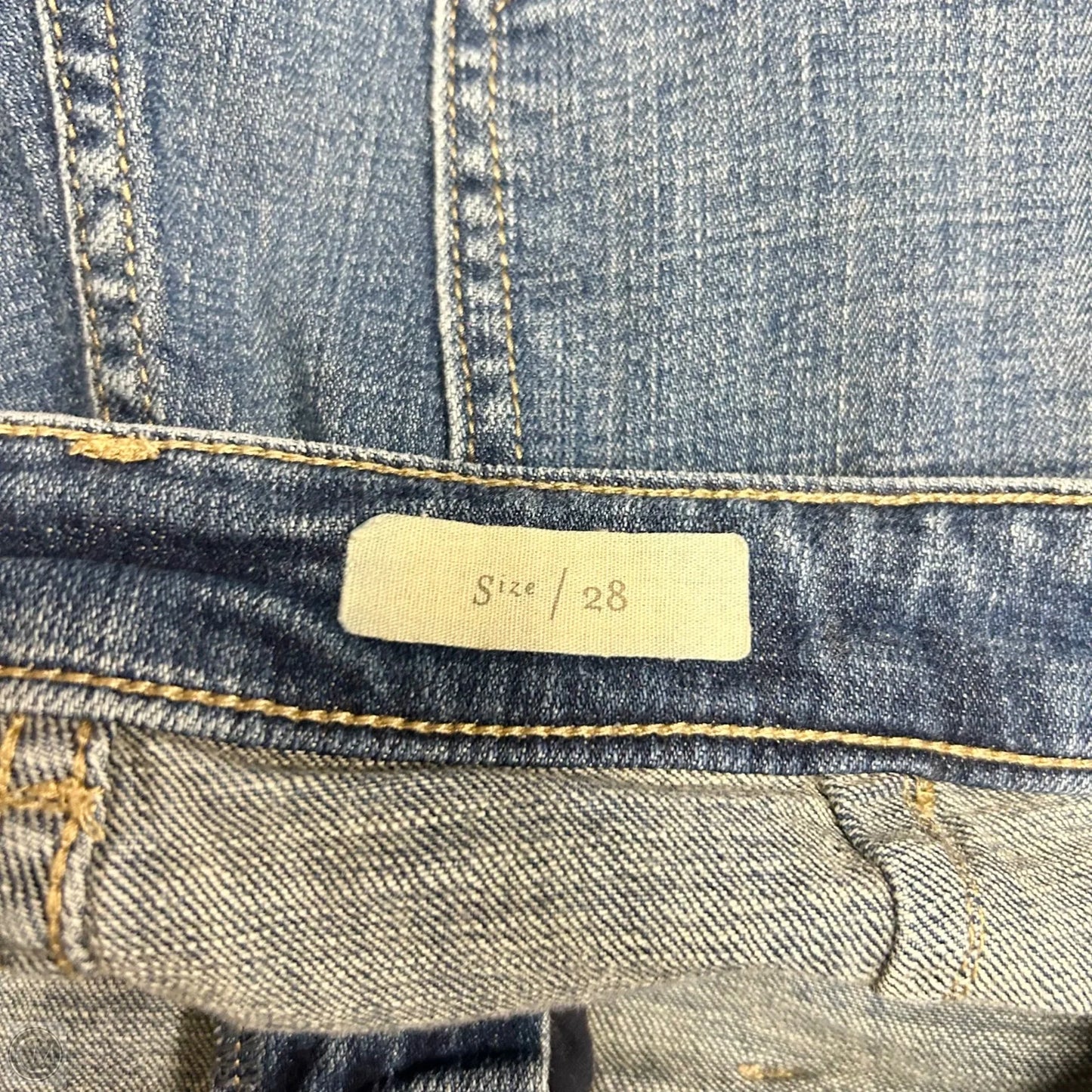 Jeans Cropped By Pilcro In Blue Denim, Size: 6