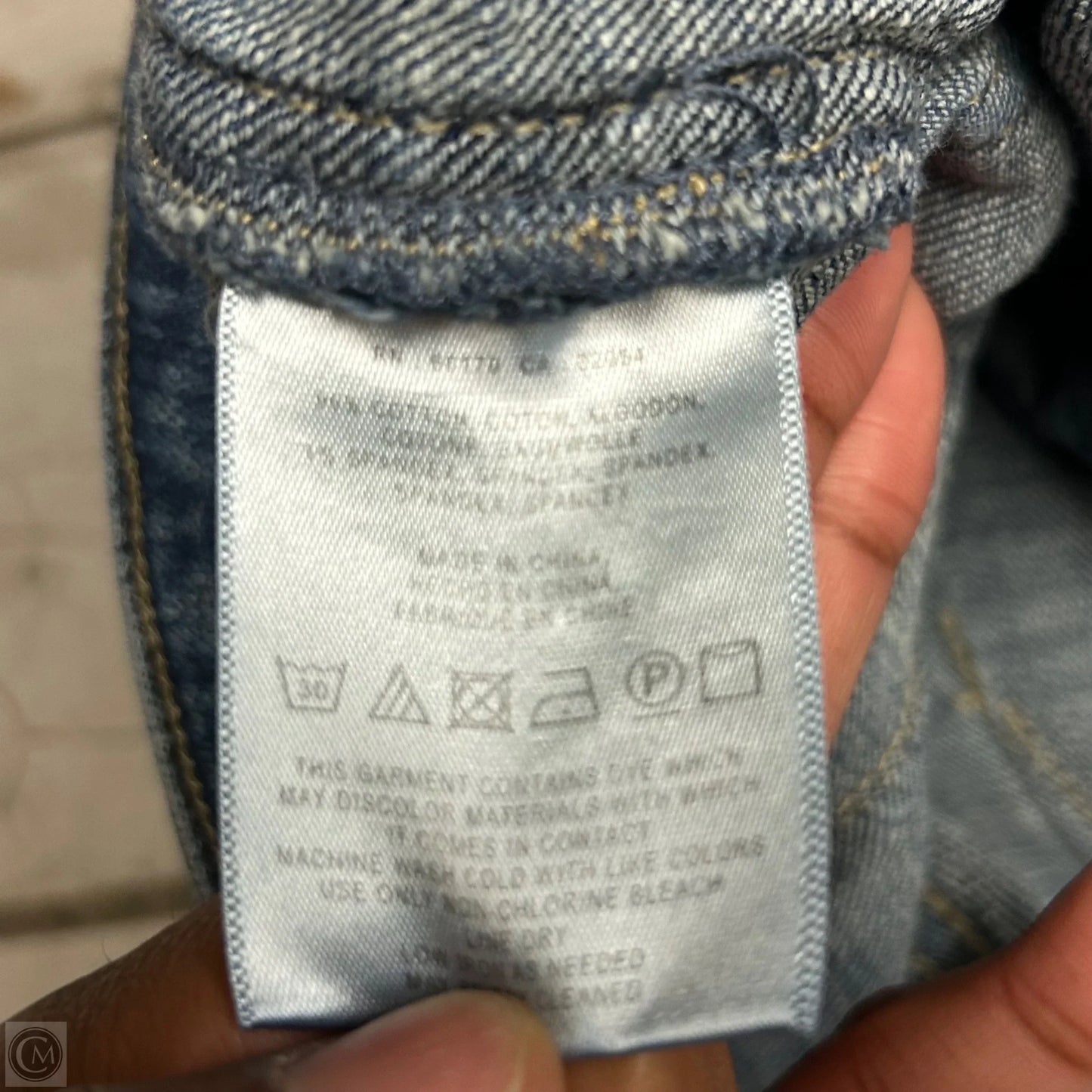 Jeans Cropped By Pilcro In Blue Denim, Size: 6