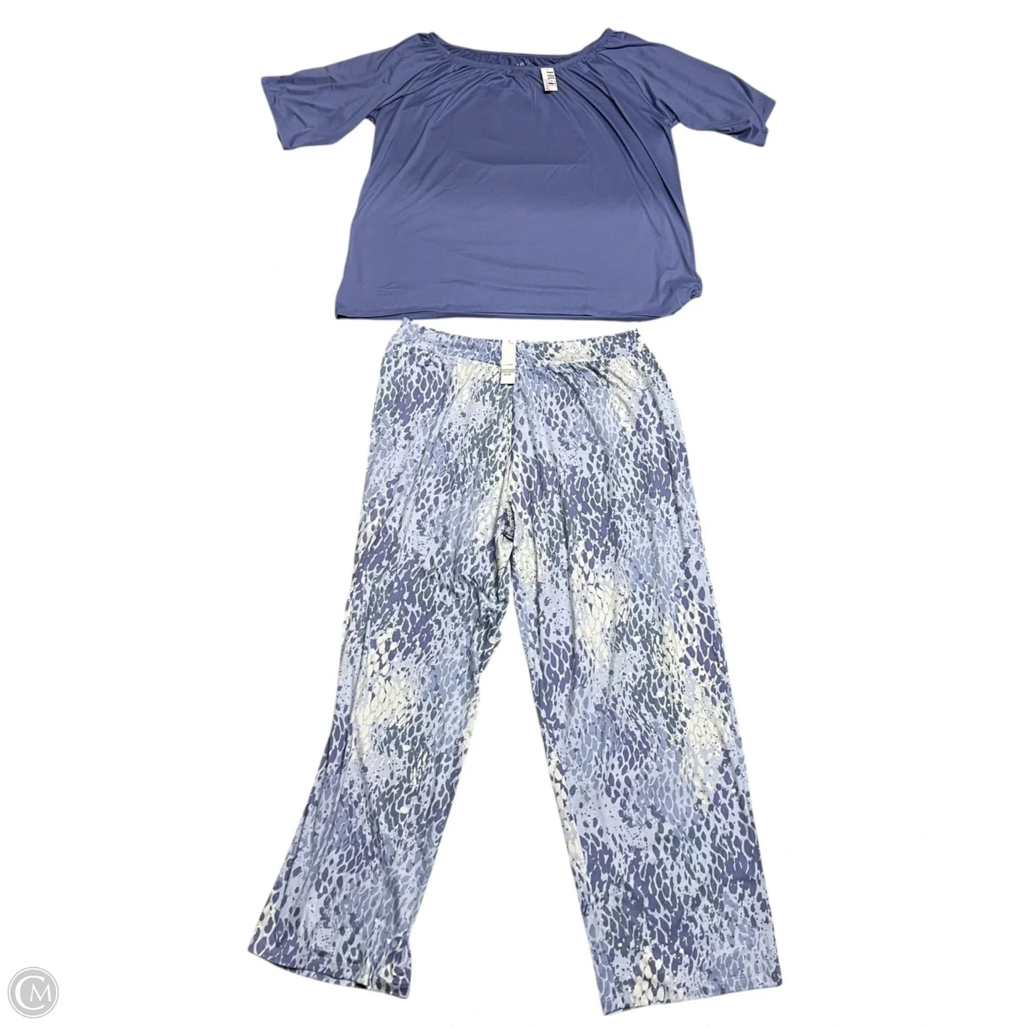 Pajamas 2pc By Hue In Purple, Size: 1x