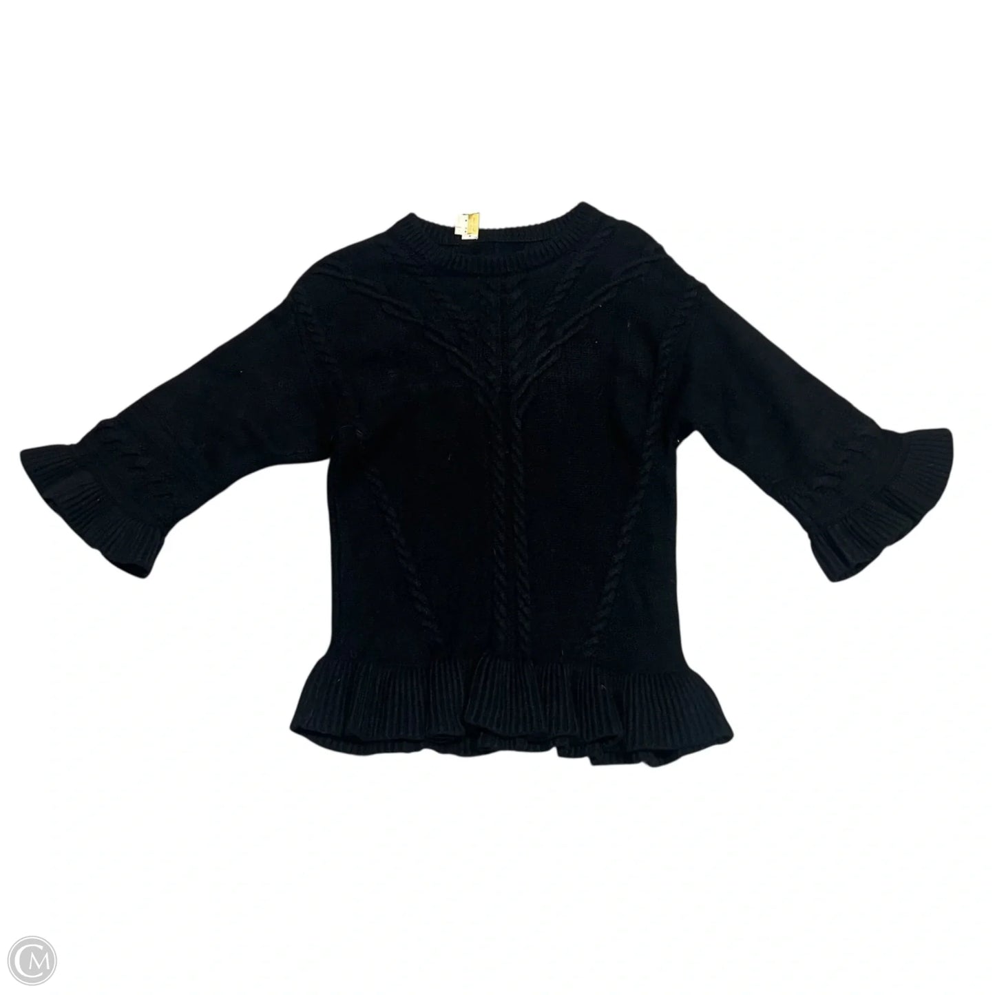 Sweater Designer By Kate Spade In Black, Size: Xs